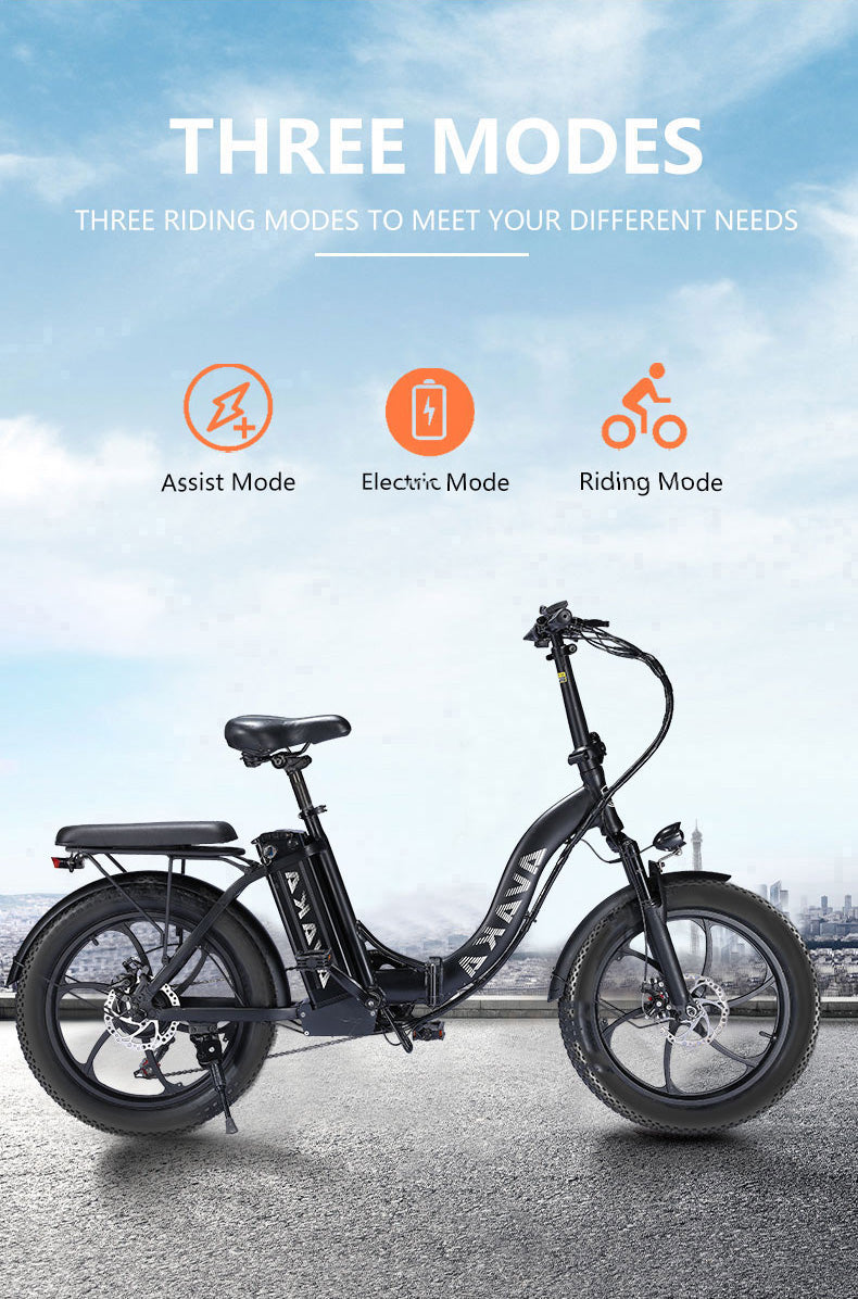 AVAKA BZ20 PLUS 500W Electric Folding City Bike