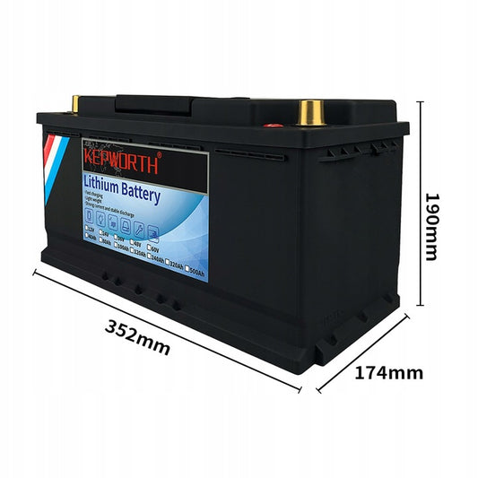 Kepworth 12V 100Ah Lithium LiFePO4 Solar Off Grid Battery