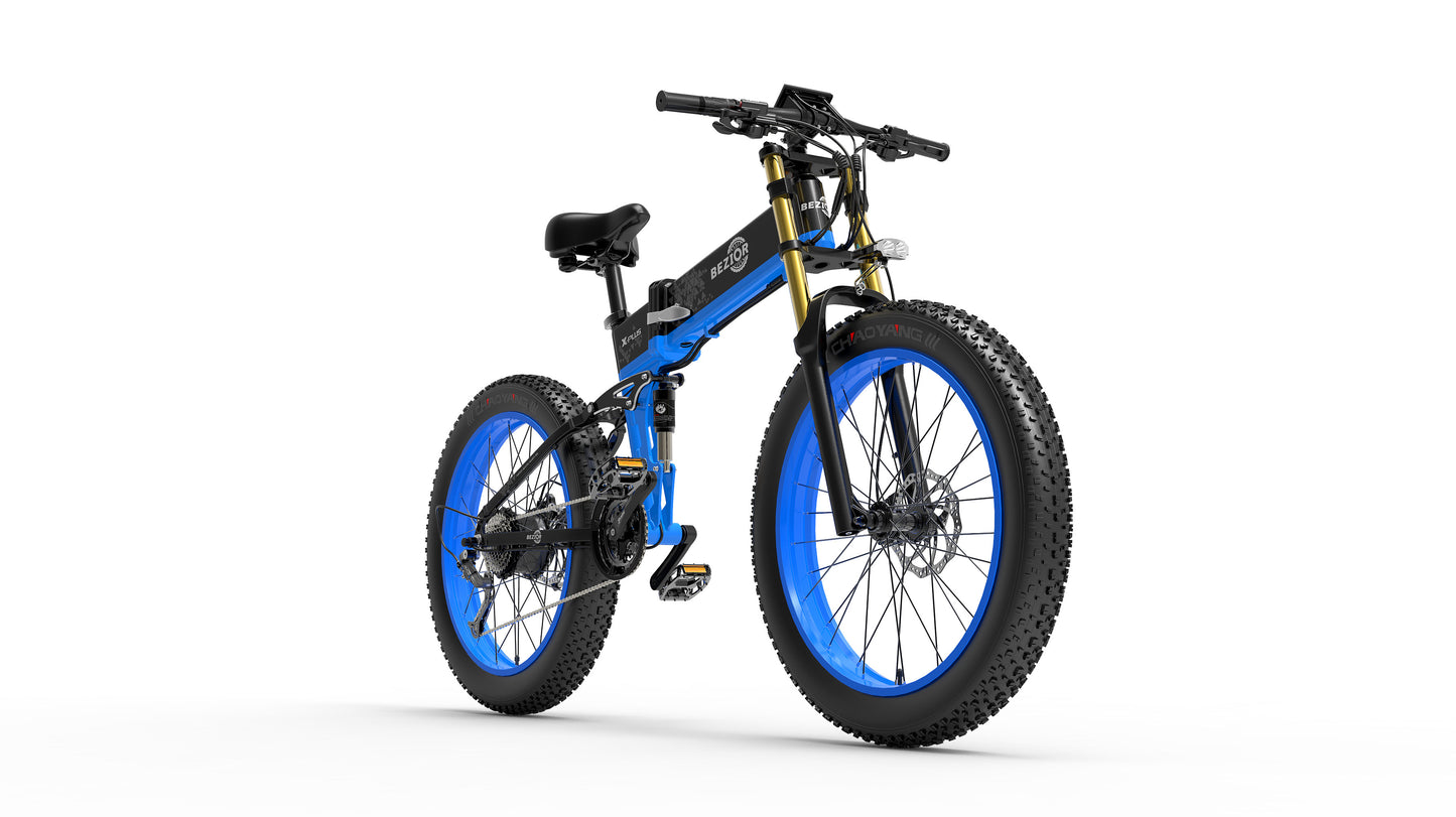 Bezior X Plus 1500W Electric Mountain Folding Bike