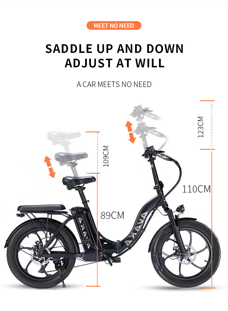 AVAKA BZ20 PLUS 500W Electric Folding City Bike