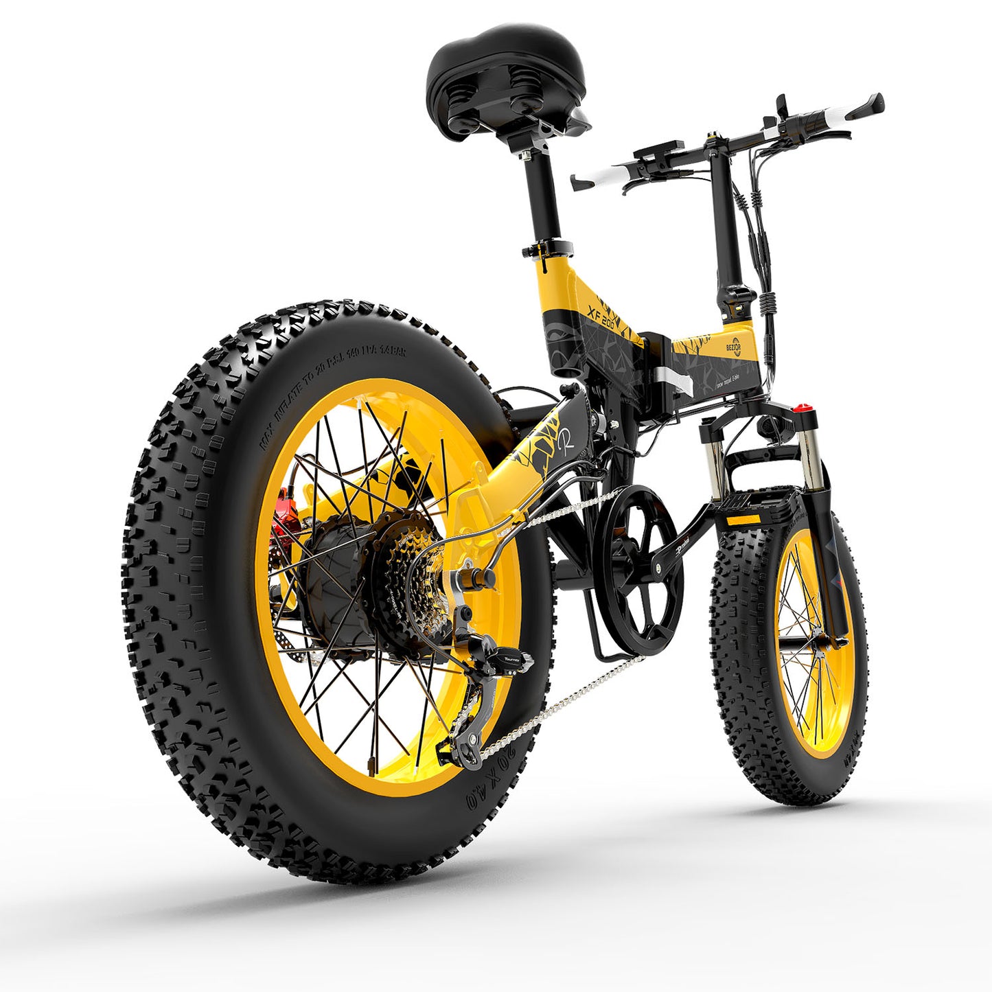 Bezior XF200 1000W Electric Mountain Folding Bike