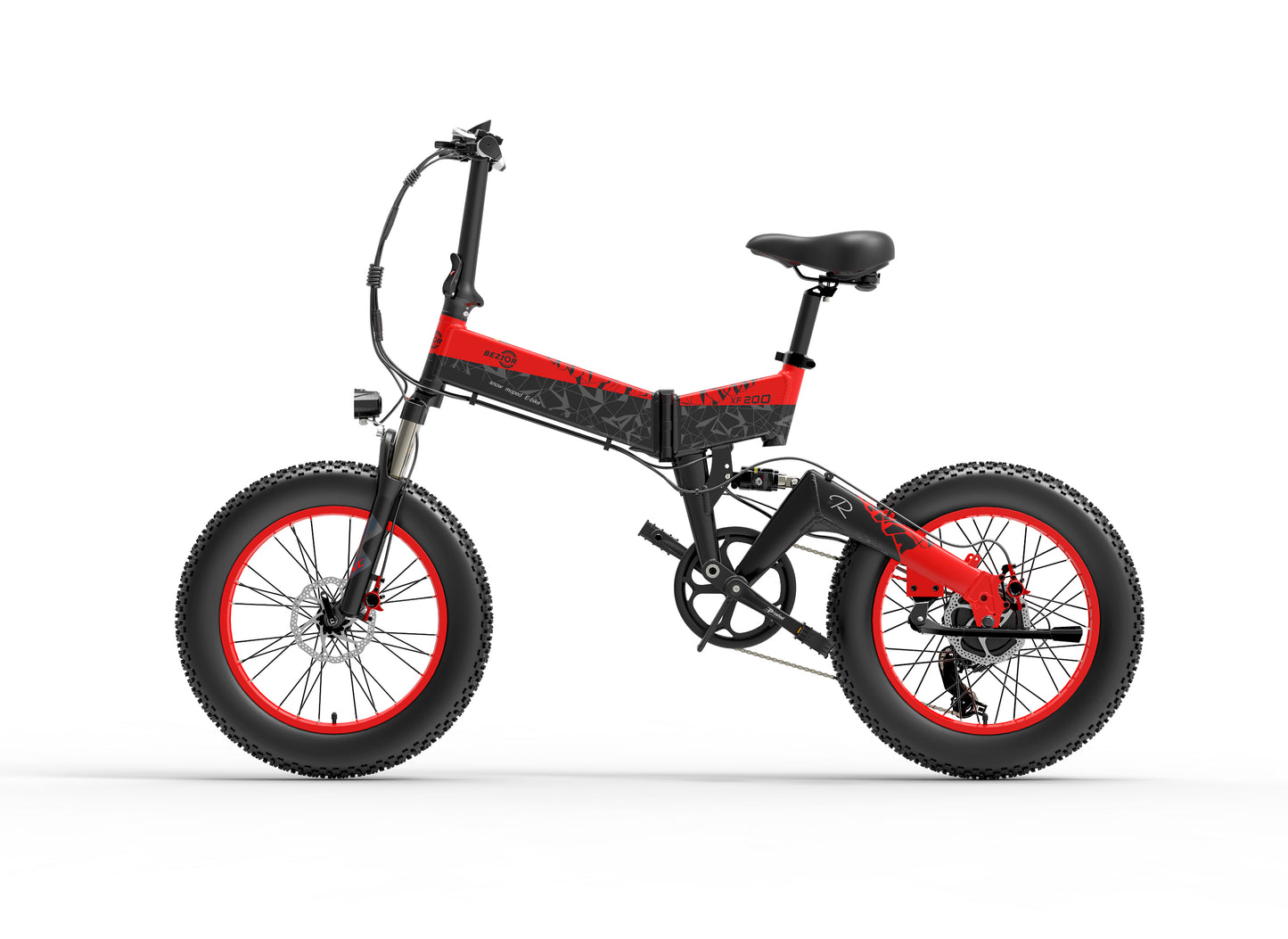 Bezior XF200 1000W Electric Mountain Folding Bike