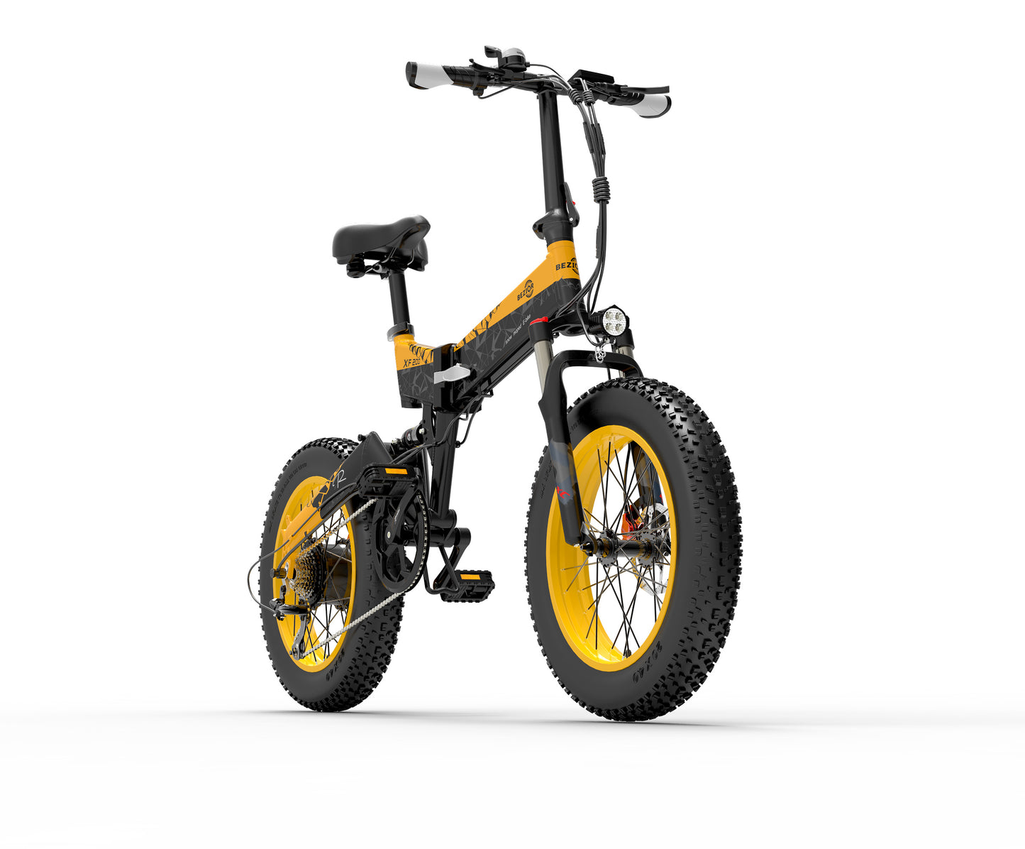 Bezior XF200 1000W Electric Mountain Folding Bike