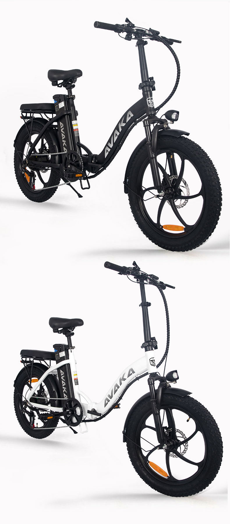 AVAKA BZ20 PLUS 500W Electric Folding City Bike