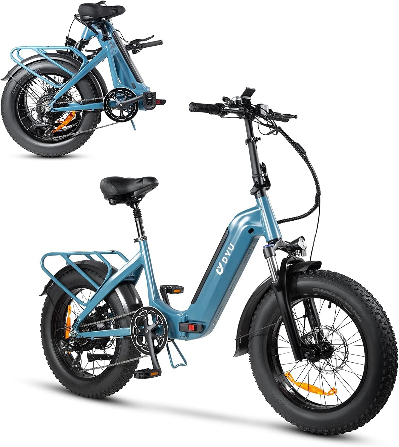 DYU FF500 Electric Bicycle 20" foldable Bike, Dual DISC, 500w 48V 14ah E-Bike