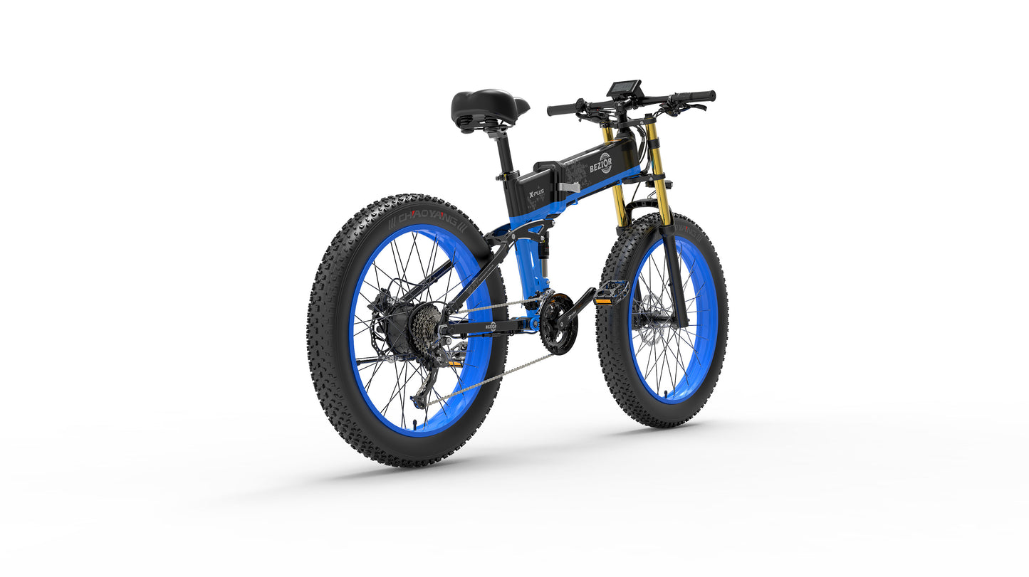 Bezior X Plus 1500W Electric Mountain Folding Bike